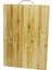 Ahşap Bambu Kesim Panosu Metal Kulplu 26X36X1.7CM (4887) 1