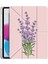iPad Pro 11 2024 Kılıf Baskılı Uyku Modlu Kalem Bölmeli Standlı Lavanta 1
