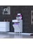 Asil 40 cm Kirli Çamaşır Sepetli Banyo Dolabı 1 Çekmeceli Mutfak Çok Amaçlı Dolap 40X88X32,5 cm 6