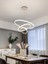 Modern Üçlü Halka Sarkıt LED Avize, Salon ve Mutfak Için Işıklandırma 1