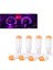 (4xadet) 1 Set 12V LED Mını Dipsiz T5 Purple (Mini Dipsiz Ampul Mor) 4