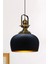 Siyah Eskitme Başlıklı Tekli Avize, Salon ve Mutfak Için Şık Sarkıt Lamba 1