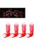 (4xadet) 1 Set 12V LED Mını Dipsiz T5 Red (Mini Dipsiz Ampul Kırmızı) 4