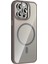 Apple iPhone 15 Pro Max Remim Lensli Magsafe Standlı Kapak - Titan GRI-(5796) - TGR5075-6312 2