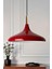 Kırmızı Ahşap Tekli Avize, Şık ve Modern Salon, Mutfak, Cafe Aydınlatma 1