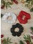 Beyaz Kırmızı Koyu Yeşil 3lü Rahat ve Şık Scrunchie Saten Simit Toka, Yılbaşı Toka 1