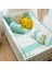 Park Yatak Bebek Uyku Seti Nevresim Takımı 70x110 Bambi Yeşil 1