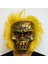 Wild Skull - Bakır Kafatası Sarı Saçlı Iskelet Maske 1