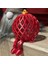 Hareketli Bacaklı Kırmızı Örgü Desenli Yılbaşı Süsü (4 Adet) - 3D Baskı Dekor 1
