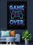 Game Over Neon Afiş Dekoratif Kanvas - Mdf Ahşap Tablo 5