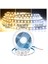 12 Volt 5 mm 2835 Smd 6500 K Beyaz Iç Mekan 120 Ledli 5 Metre Şerit LED 2