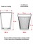 Akrilik Şeffaf Tekli Kısa Bardak & Su Meşrubat Kahve Yanı Bardağı 300 ml ( Cam Değildir ) 4