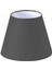 Antrasit Kumaş Lambader Başlığı, Çap 35 Cm, Konik Tasarım 1