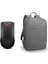 150 Kablosuz Mouse + Lenovo Case 15.6 Inç Toploader B210 Notebook Sırt Çantası Gri 1