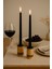 2’li Siyah Ahşap Şamdan Mumluk Seti, Şık ve Zarif Dekorasyon Parçası 2