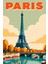 Paris Eyfel Kulesi Manzarası Kanvas Tablo 1