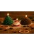 Yılbaşı Mum Seti 3.lü Noel Baba , Çam Ağacı, Kozalak 4