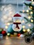 Dekoratif Işıklı Kardan Adam Noel süsü 4