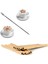 Latte Art Kalemi ve Bambu Pipet 25'li Kokteyl Karıştırıcı Seti 1