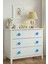 Mavi Çocuk Odası Mobilya Kulbu - 55 mm - Abs Plastik Tekli Düğme Dolap ve Çekmece Kulpu 4