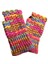 El Örgüsü Etnik Karışık Renkli Yarım Parmak Eldiven 2