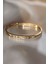 316L Çelik Roma Rakamlı Gold Renk Bilezik Kelepçe - BLK-0164 1