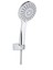 Tema Tondo Mafsallı Duş Takımı Seti Krom | Kireç Kırıcılı Duş Başlığı ve Çift Kenetli Spiral Hortum 1