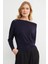 Basic Kayık Yaka Yarasa Kol Bluz 1