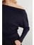 Basic Kayık Yaka Yarasa Kol Bluz 5
