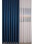 Ada Petek Fon Perde Lacivert 1/3 Sık Pile 1.sınıf Kalite Tek Kanat 3