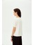 Kol Detaylı Bisiklet Yaka Regular Örme Tişört 3