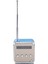 TD-V26 Dijital Mini Fm Radyo Hoparlör Alıcı LCD Stereo Hoparlör Desteği Mikro-Tf Kart Mp3 Müzik Oyuncusu (Mavi) (Yurt Dışından) 2