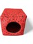 Üç Fonksiyonlu Kedi Yatağı - Kırmızı 1