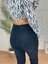 Yüksek Bel Likralı Jean Pantolon 90 cm 6