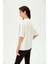 Inci Işlemeli Düşük Kol Regular Örme Tişört 3