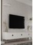 1340TV180-1CT Tv Sehpası Beyaz-Gümüş 7