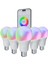 Smart Akıllı Wi-Fi Led RGB Akıllı Ampul Mobil Uygulama Denetimli Google Home/Alexa Uyumlu Çok Renkli Lamba (5 Adet) X7021 2