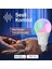 Smart Akıllı Wi-Fi Led RGB Akıllı Ampul Mobil Uygulama Denetimli Google Home/Alexa Uyumlu Çok Renkli Lamba (5 Adet) X7021 6