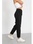 Siyah Mom Jeans Pantolon 2