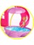 Lola'nın Tatil Evi 3 Katlı Su Kaydıraklı Barbie Evi Oyun Seti 4 Odalı Teraslı Eğlenceli 8
