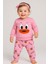Kız/erkek Bebek Unısex Duck Ördek Desenli 2li Takım Sweatshirt ve Alt 6-9-12-18AY 1