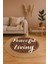 Snugh Yuvarlak Baskı Jüt Halı Makinede Yıkanabilir Çift Taraflı Doğal Jüt Peaceful Living Kilim 1