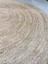 Snugh Yuvarlak Baskı Jüt Halı Makinede Yıkanabilir Çift Taraflı Doğal Jüt Peaceful Living Kilim 4