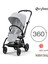 Eezy S Twist+2 (kabin boy 360 derece dönen bebek arabası) Fog grey 1