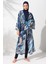 Kadın Mavi Desenli Kaftan Pareo 2C3T1N9M80 1