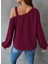 Kadın Uzun Kollu Tek Omuz Askı Detay Salaş Dalgıç Bluz 3