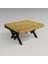 Walnut Doğal Ahşap Orta Sehpa 60X100 4