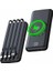 Wireless Powerbank 10000 Mah LED Ekranlı Dahili Kablolu Hızlı Şarj 1