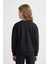 Kız Çocuk Relax Fit Bisiklet Yaka Basic Düz Okul Sweatshirt A2797A825AU 4