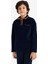 Erkek Çocuk Yarım Balıkçı Yaka Fermuarlı Nakışlı İçi Yumuşak Tüylü Polar Sweatshirt G3670A825CW 3